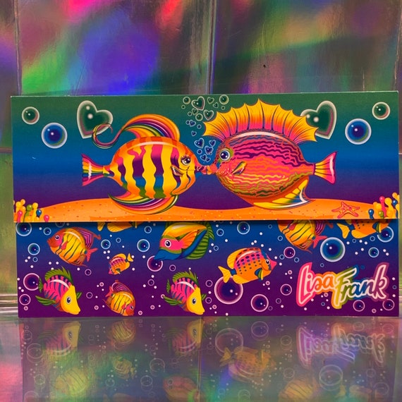 Lisa Frank Zip binder Kissing Fish added to my personal collection :)