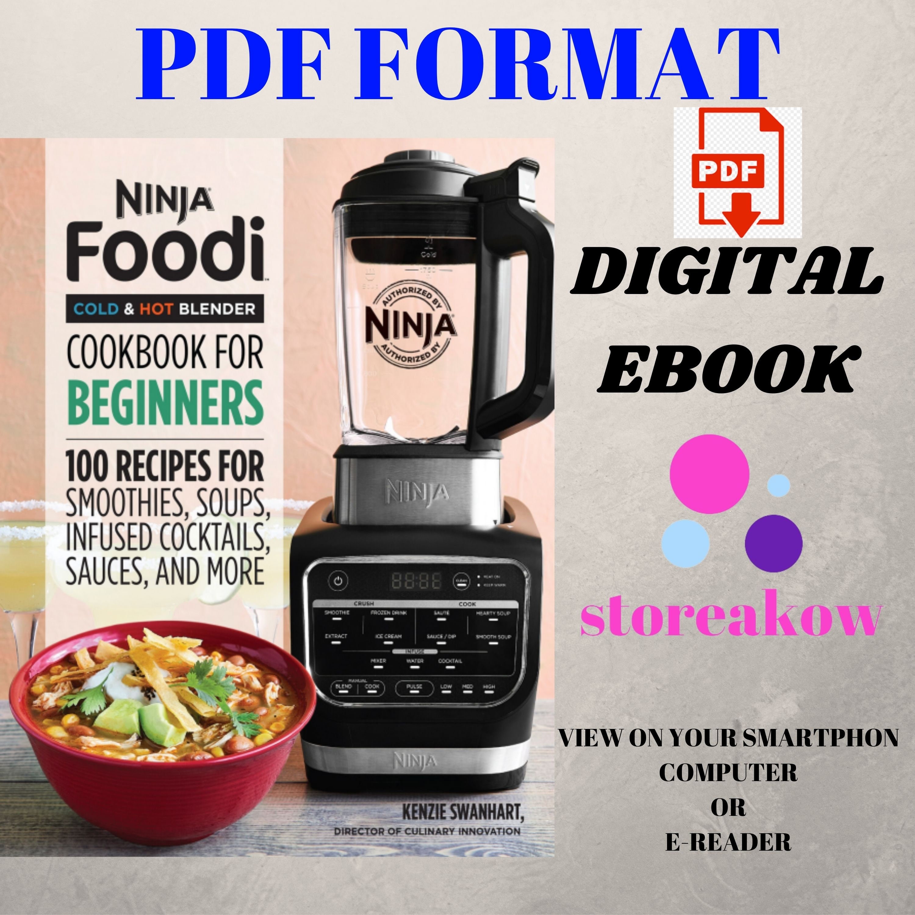 Ninja Foodi Cold _ Hot Blender Cookbook For Beginners_ 100 Etsy