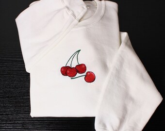 Nike Sweatshirt Embroidered - Etsy