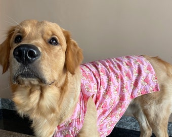 Dog Kurta, Dog Indian outfit, Dog Outfit, Dog Indian block print outfit, Dog cotton outfit