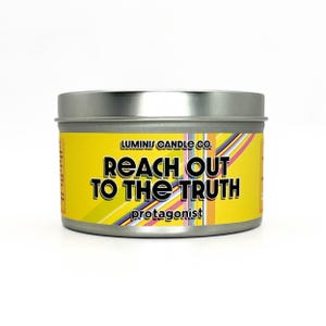 Tendez la main vers la vérité : protagoniste -- Bougie de 6 oz inspirée de Persona 4