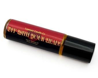 Off With Your Head!: Riddle Rosehearts -- Twisted Wonderland Inspired Roll-on Perfume Oil