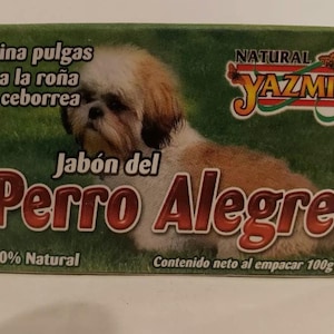 2x JABÓN/JABÓN del Perro Alegre