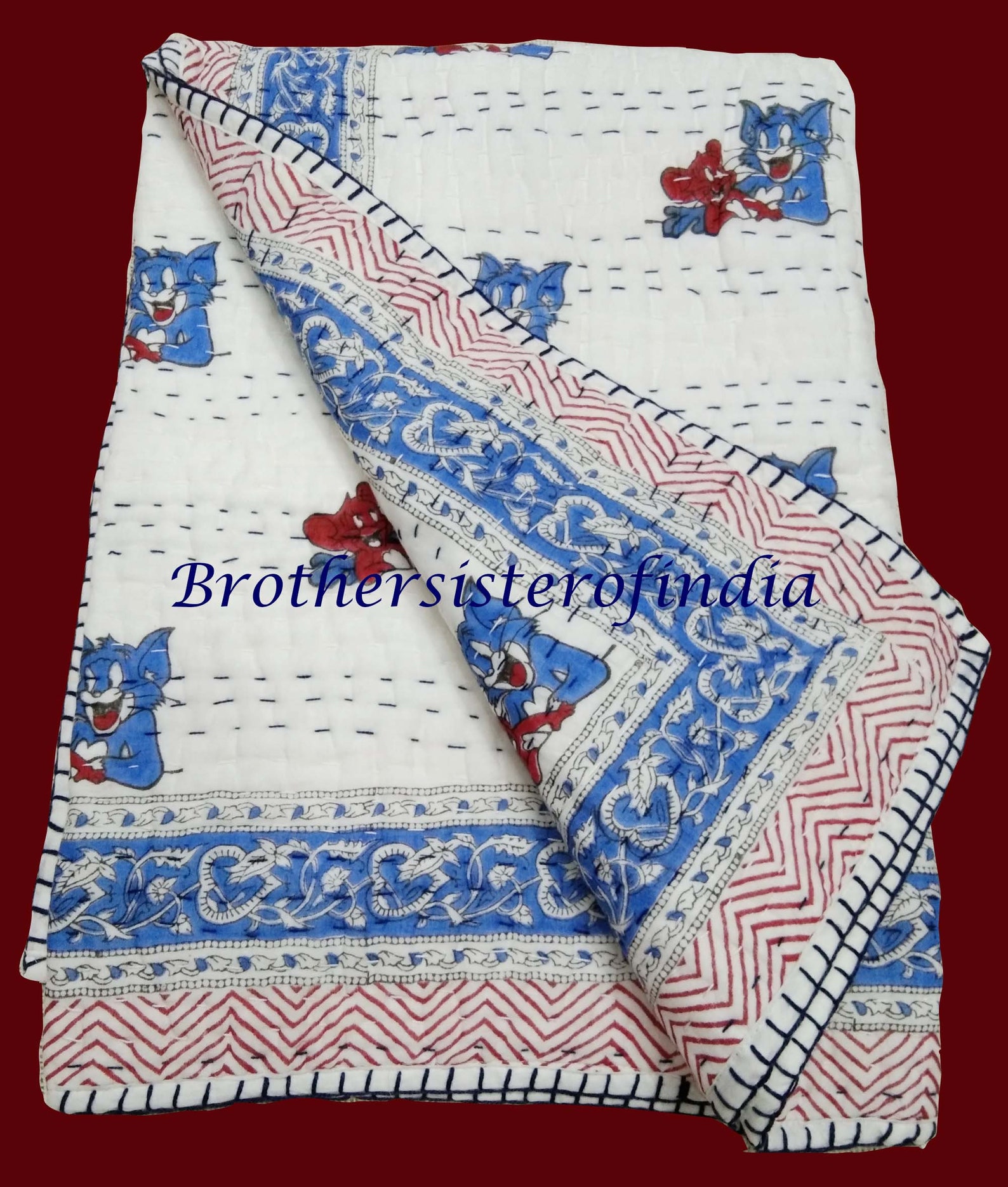 So Unique Tom and Jerry Baby Blanket Lovely Baby Blanket Etsy