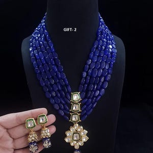 Polki Gold Kundan Necklace: Traditional Pakistani Bridal Jewelry