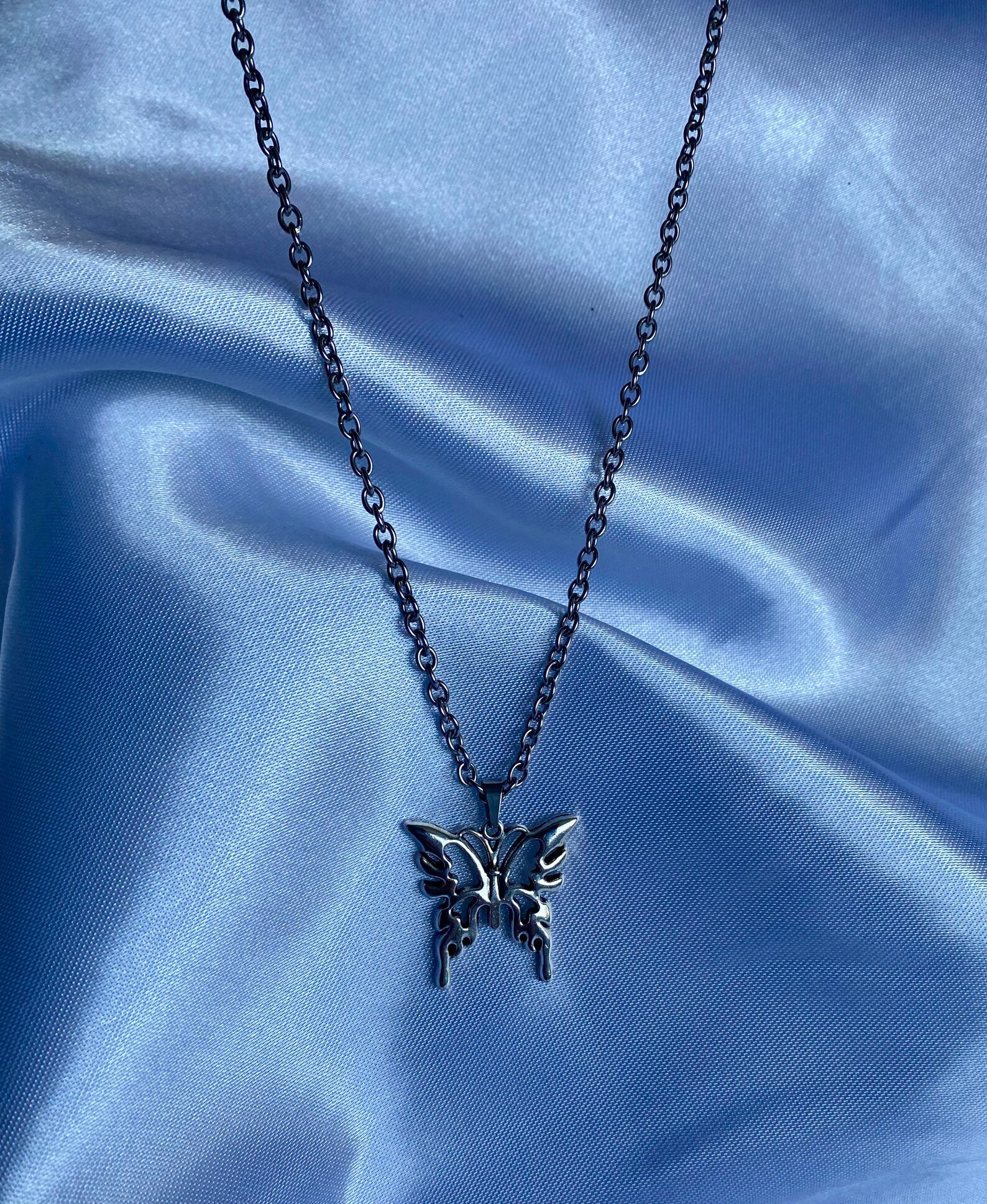 Butterfly Necklace Etsy