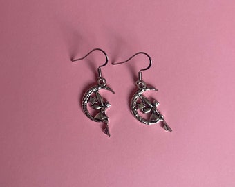 moon fairy earrings