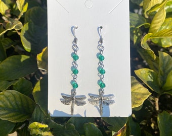 Dragonfly Dangle Earrings