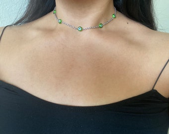 Evil Eye Wrap Necklace