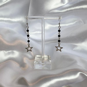 star dangle earrings