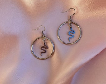 snake earrings