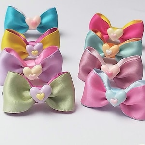 Dog hair bows, hair bow for yorkie, shih tzu, girl dog bow, small dog bow, pet hair bow, hair clip for dogs,