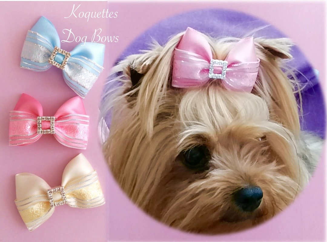 Dog Hair Bow, Dog Top Knot Bows, Bows for Yorkie, Maltese, Poodle Pet