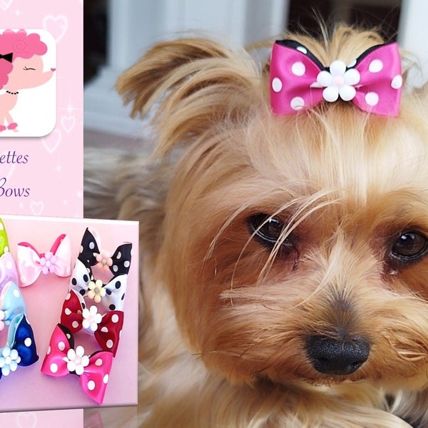 Dog Hair Bows Etsy