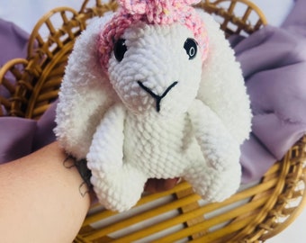 Crochet bunny plushie