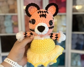 Crochet tiger plushie