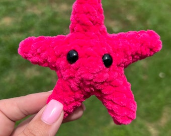 Mini starfish amigurumi crochet pattern