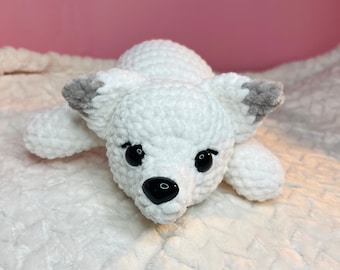 Crochet fox pattern. Low-sew fox pattern. Amigurumi fox