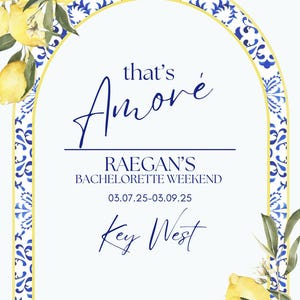 Sjabloon vrijgezellenweekend vrijgezellenfeest van That&#39;s Amore