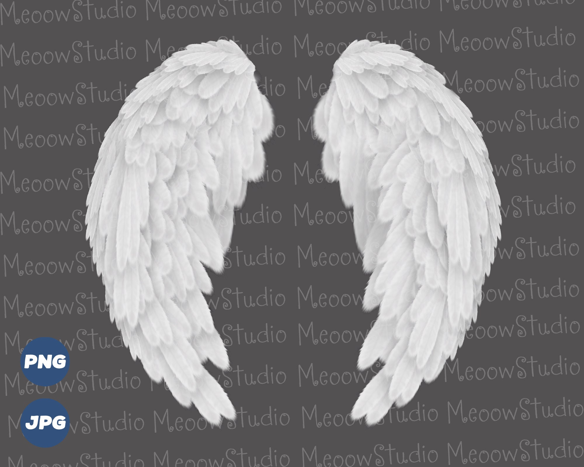 Angel Wings Natural Plumage Wing Stock Photo - Download Image Now