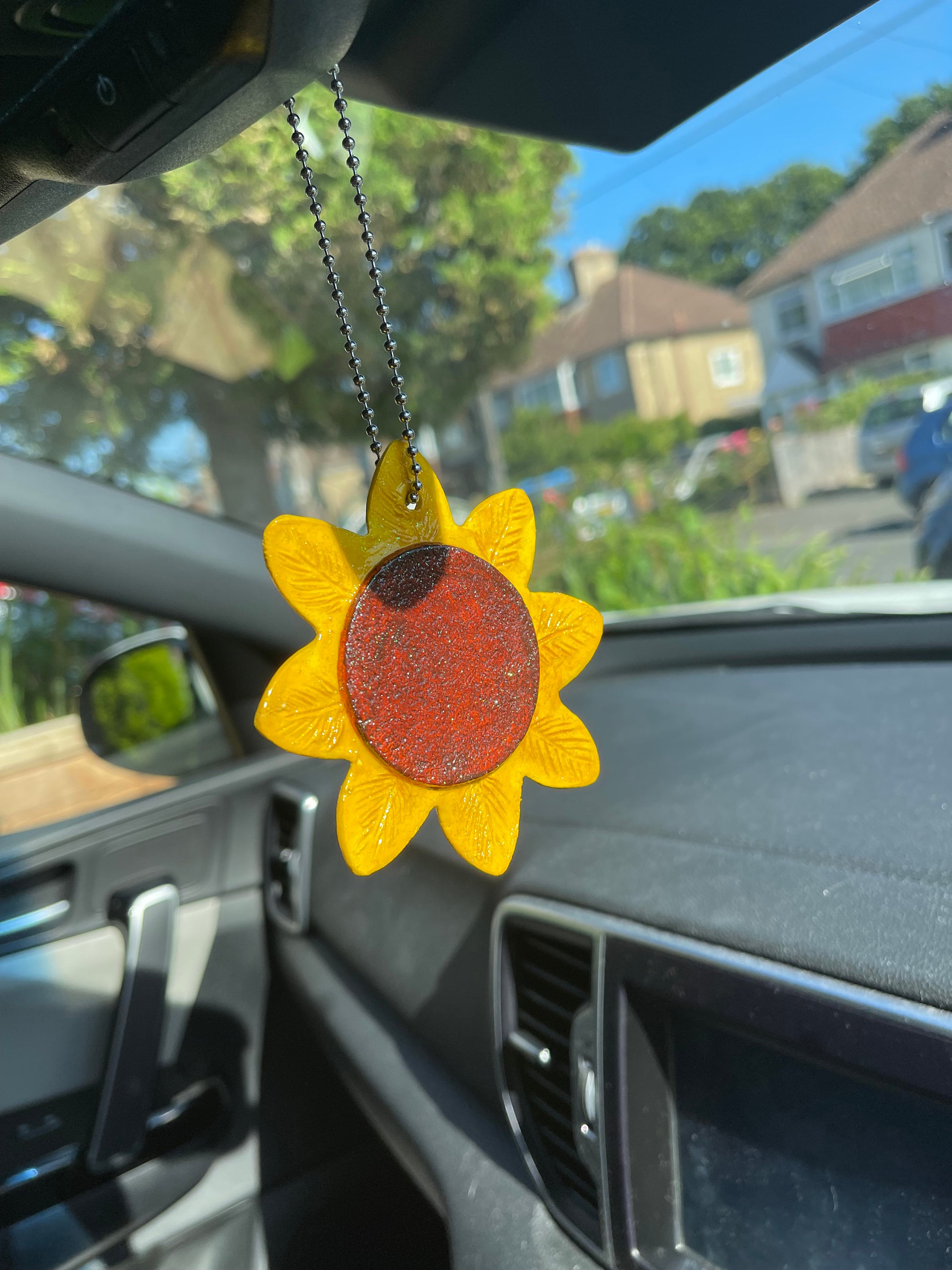 Car Decorations for Women Car Mirror Hanging Accessories Rearview Mirror Accessories Cute Car Accessories Natchia Rear View Mirror Accessories Sunflower Car Accessories Sunflower Car Decor 