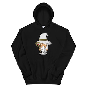 Anime White Wizard with Staff Hoodie