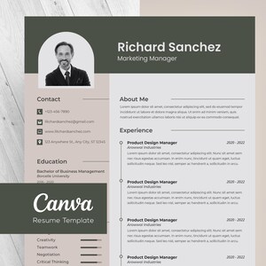 ATS Friendly Resume Template Illustrator ,Canva, ATS Resume, ATS Cv Resume Template, Minimalist Resume, Simple Resume, Basic Resume