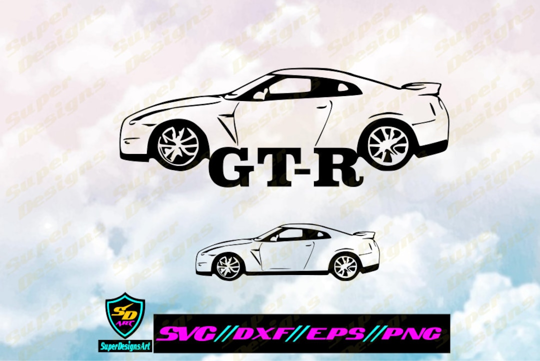 GT-R SVG JDM Sports Car Race Car / Svg Dxf Eps Png - Etsy UK
