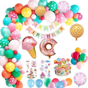 Donut Grow Up Balloon Garland Kit Candyland Balloon Arch Donut Party Balloons 1st Birthday Party