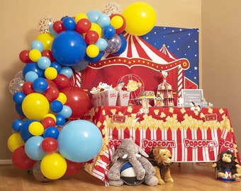 Kit D'Arche De Ballons De Cirque De Carnaval, 120 Ballons De Couleur