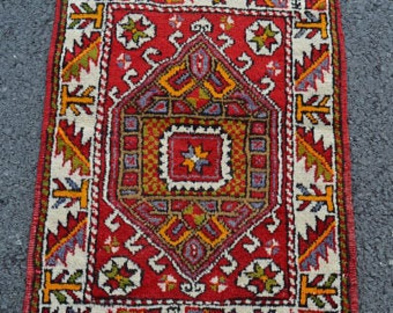 turkish rug 2.4x3.9 ft kilim rug oushak rug oriental vintage rug vintage decor home decor handmade rug decor carpet rugs anatolian rug boho
