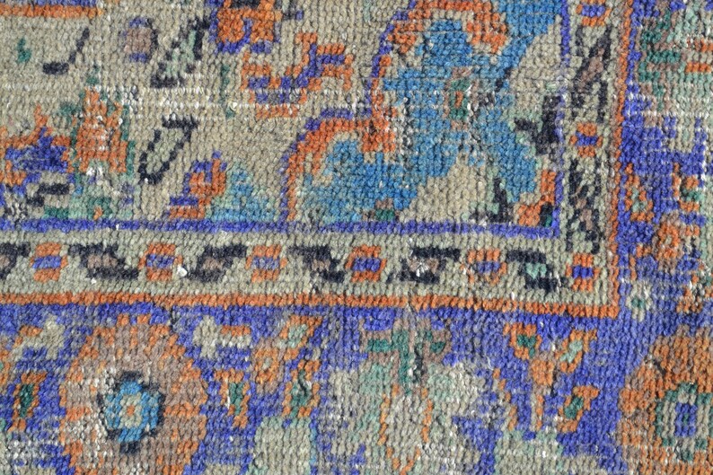 turkish rug 5.5x8.8 ft orange oushak rug oriental vintage rug vintage decor home decor room decor carpet rugs anatolian rug boho handmade