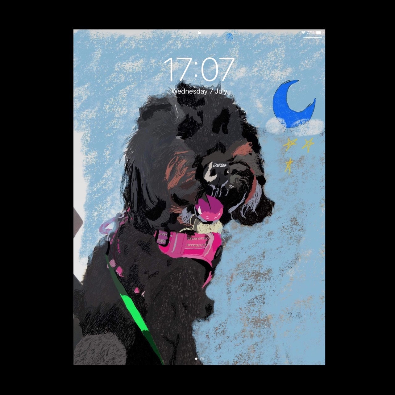 Cockapoo Dog Animal Cute Phone Wallpaper Background Digital Download ...