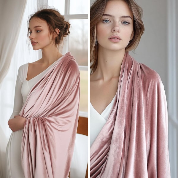 shawl for velvet dress