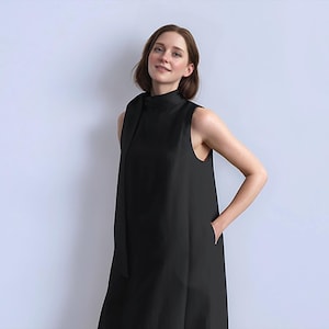 asymmetric shift dress Women's Cream Satin Cowl Neck Asymmetric Shift Dress