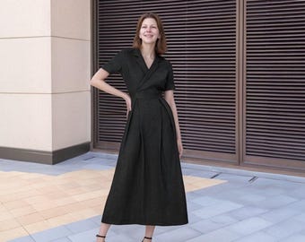black strapless chiffon dress KissProm
