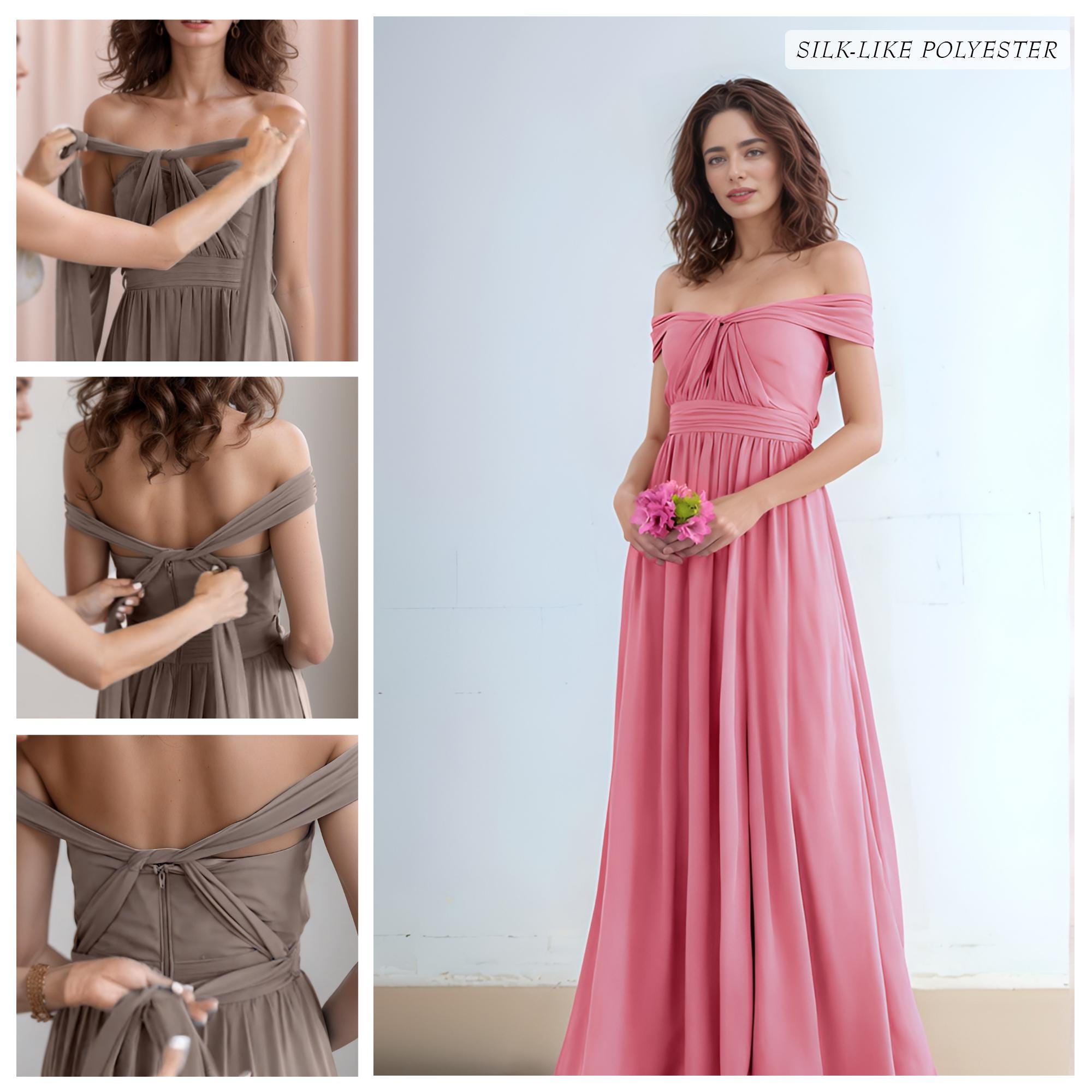 Elegant Multiway Infinity Gown – Convertible Multiway Gown for ...