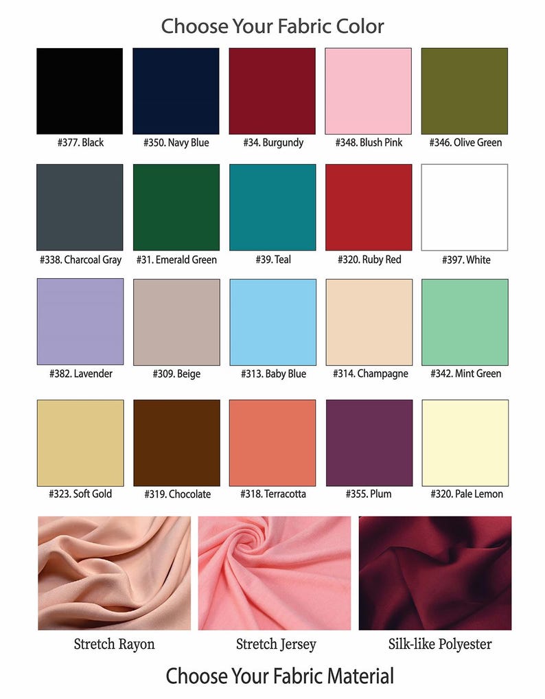 Fabric Swatch Color Palette - Etsy