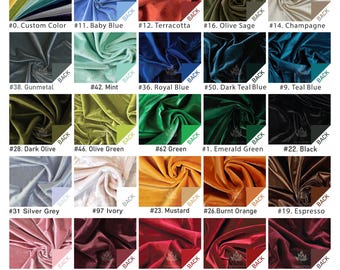 Fabric Swatch Color Palette