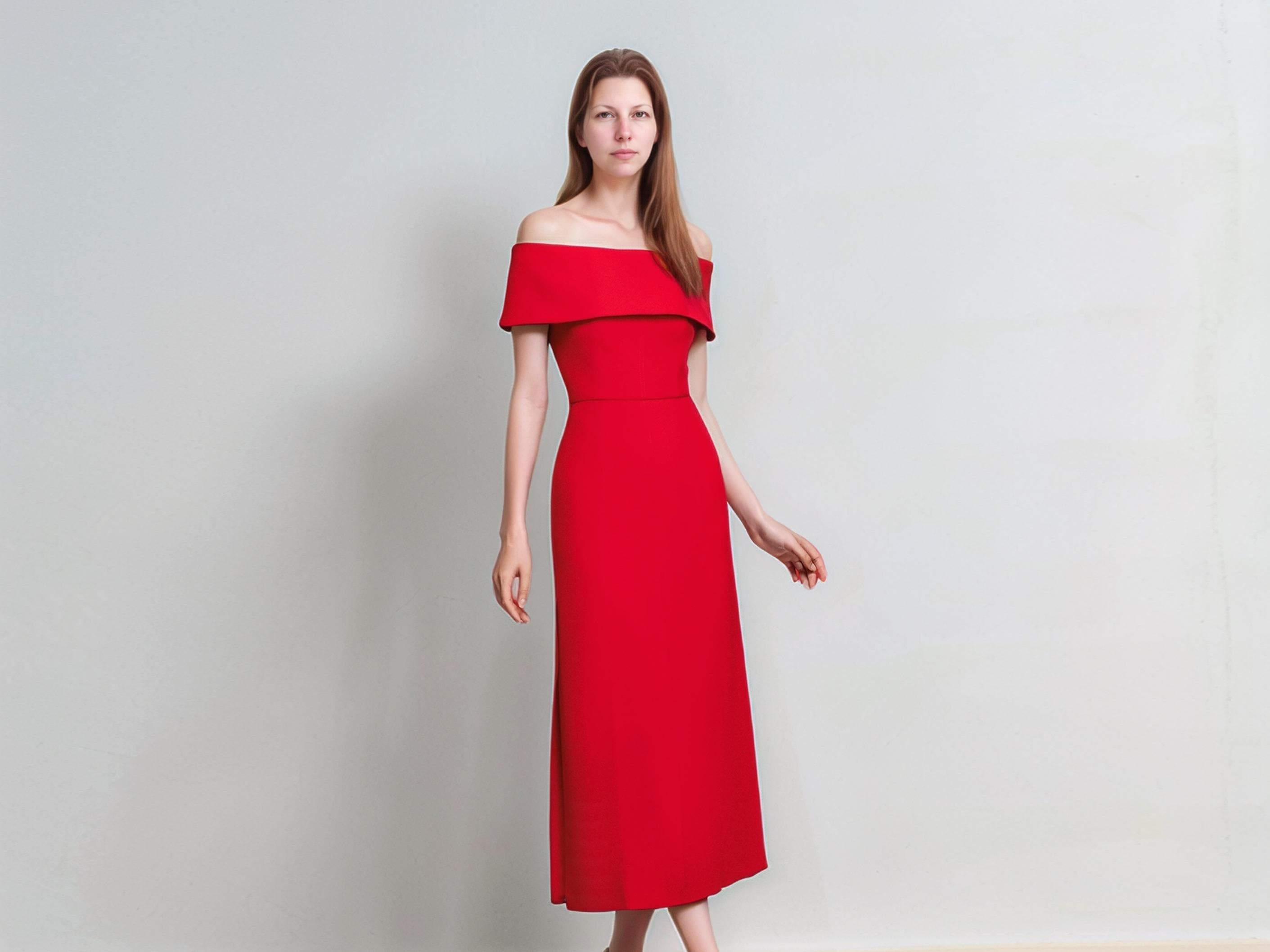 strapless open back dress Chester Sweater Dress ~ Holly Red Knit – Show Me Your Mumu main image 0