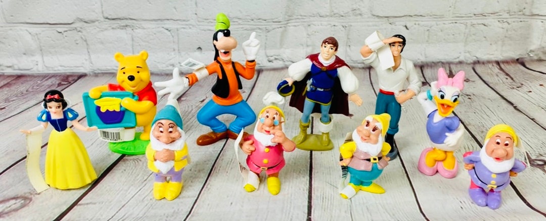 Lot of 10 Mixed VINTAGE 1993 MATTEL DISNEY Snow White & Seven Dwarfs ...