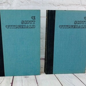 2 Vintage F. Scott Fitzgerald Hardcover Novels Side of Paradise & Last Tycoon