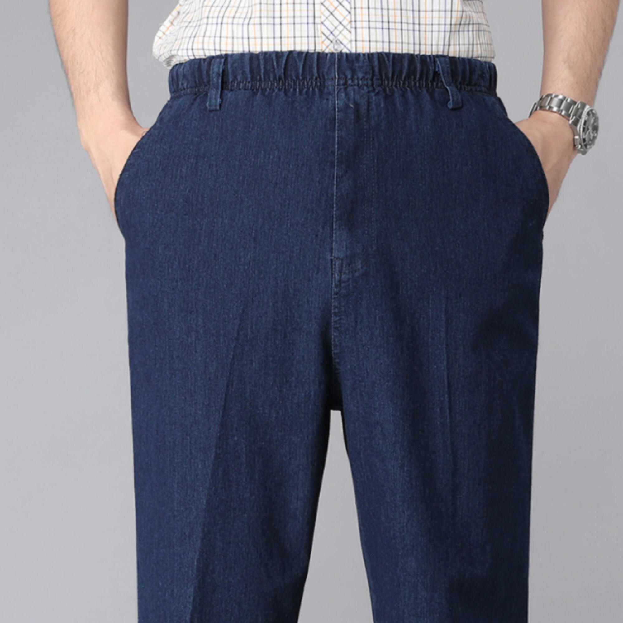 Men's jeans embroidered quilted jeans for men's Etsy