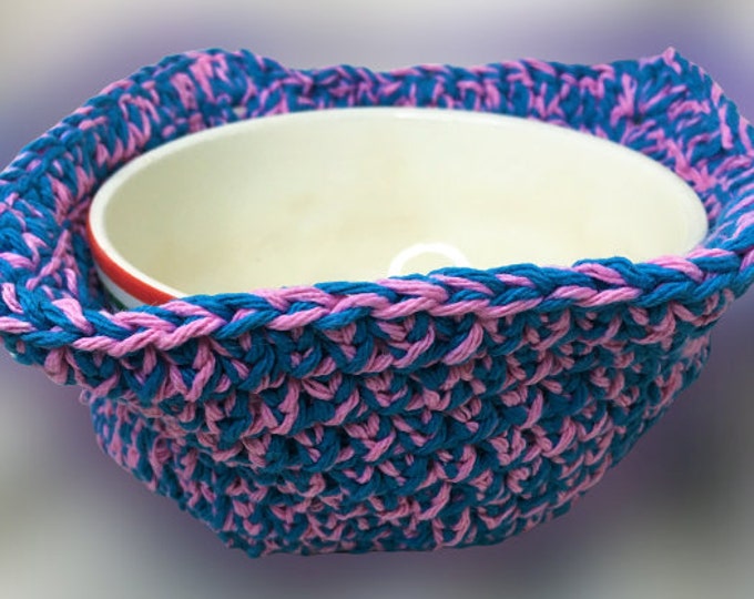 Hand Crochet Soup Bowl Holder, Cozy and Functional Kitchen Accessory