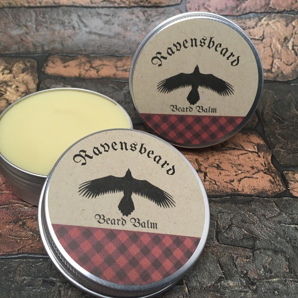 Premium Beard Balm, Natural Beard Care Product for Grooming, Softening, and Styling, Handcrafted Natural, Men's Facial Hair Conditioner