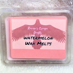 Watermelon Wax Melts For Warmer, Food Wax Tarts, Fruit Wax Melts, Watermelon Home Fragrance, Summer Wax Melts, Hostess Gift For Her