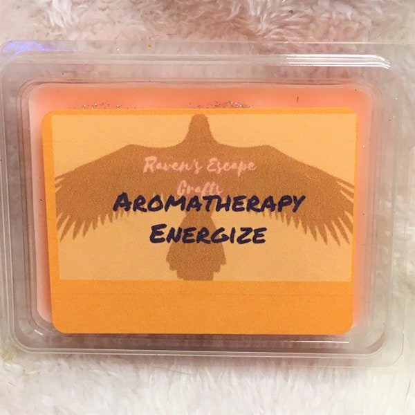 Strong Scent Energizing Aromatherapy Wax Melts, Spearmint Peppermint Lemon Wintergreen Scented Wax Tarts, Aromatherapy Home Fragrance Energy