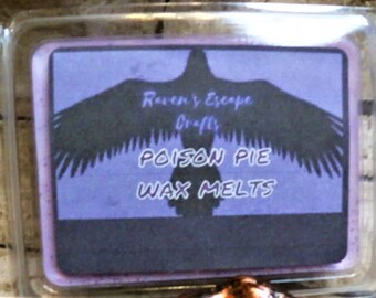 Poison Pie Scented Wax Melts, Apple Blueberry, Spooky Halloween Scents