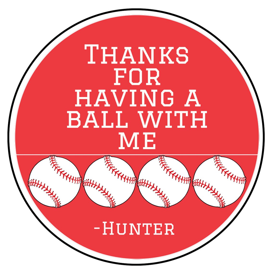 Baseball Party Favor Play Dough Personalized Baseball Birthday Party