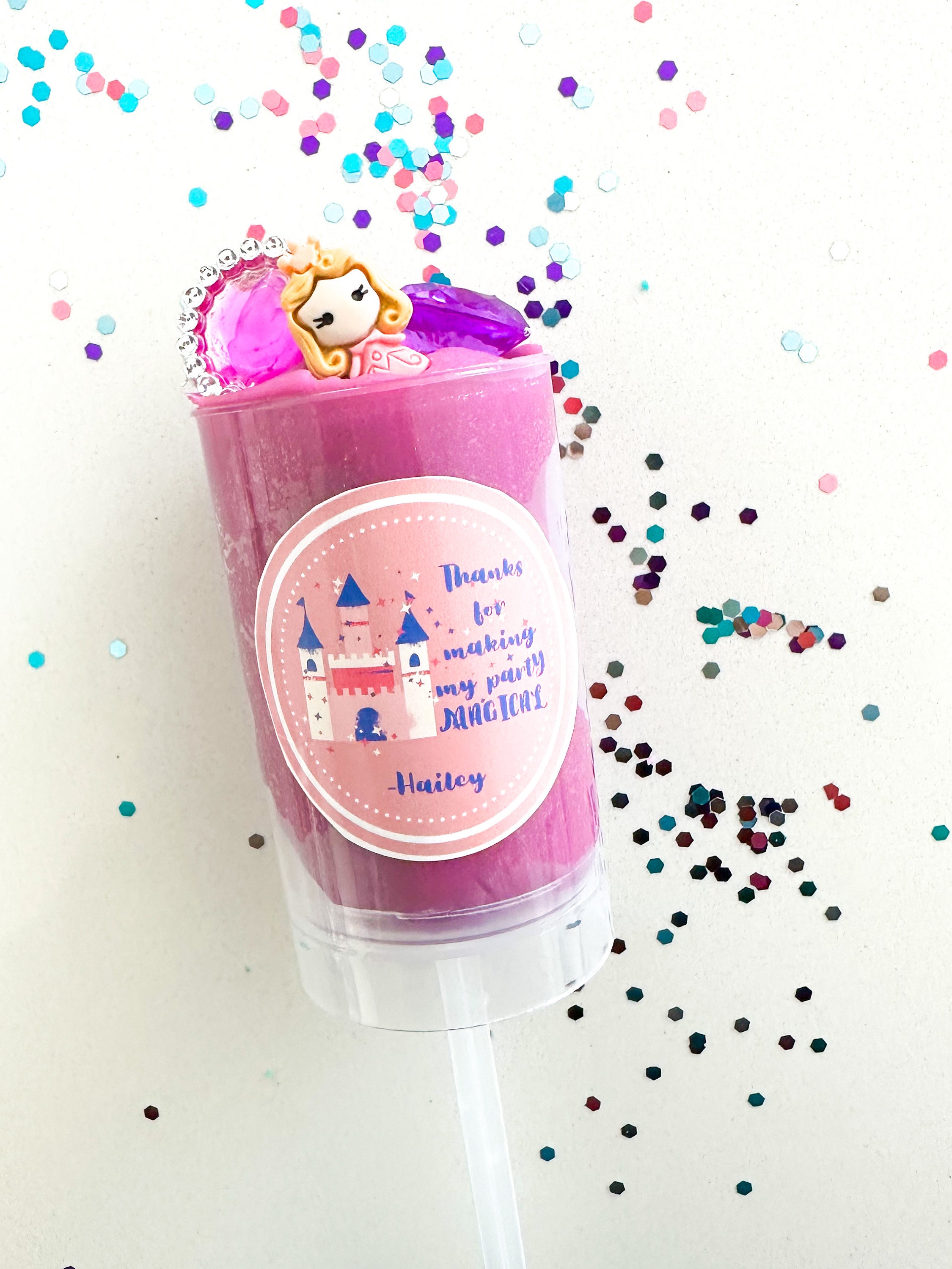 Princess Party Favor Princess Play Dough Custom Princess Etsy